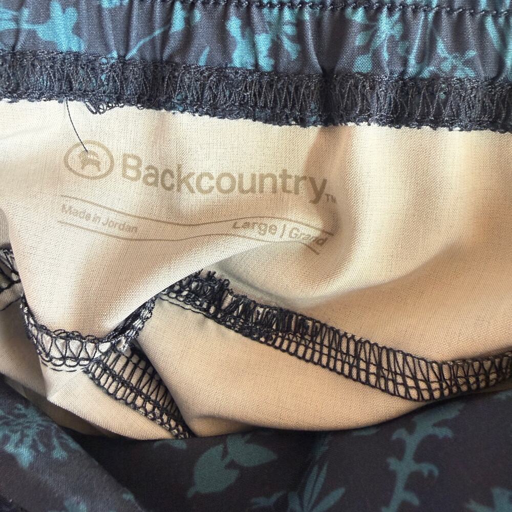 Backcountry Women's Blue Floral On The Go Ankle Hiking Pants Size Large - Picture 7 of 7